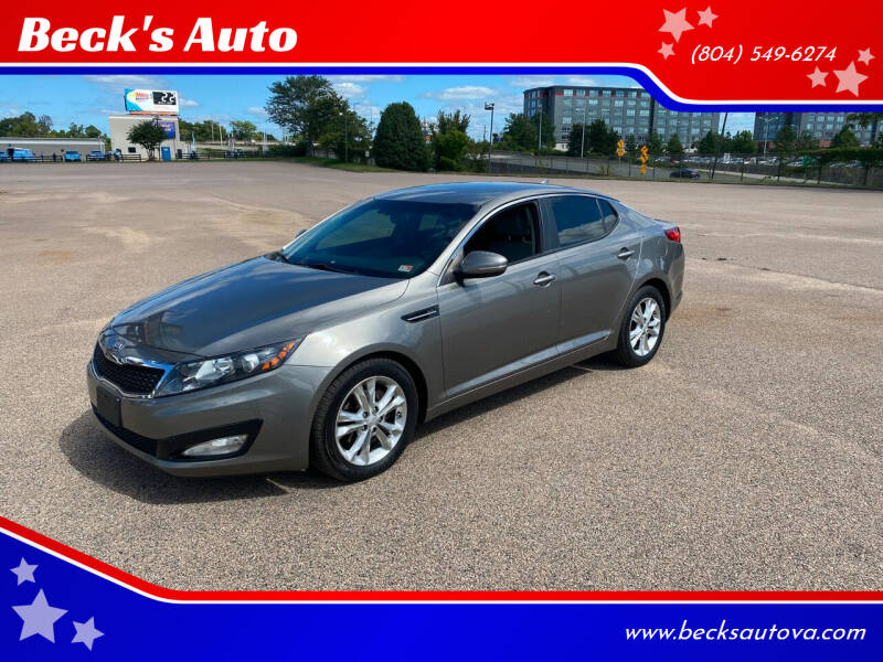 2012 Kia Optima for sale at Beck's Auto in Chesterfield VA