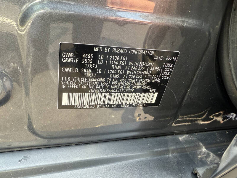 2018 Subaru Outback 2.5i