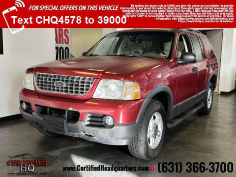 2003 Ford Explorer for sale at CERTIFIED HEADQUARTERS in Saint James NY