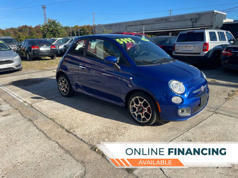 2012 FIAT 500 for sale at NORTH END MOTORS in Newport News VA