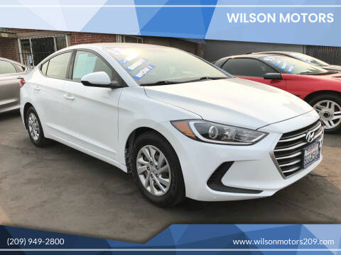 2017 Hyundai Elantra for sale at WILSON MOTORS in Stockton CA