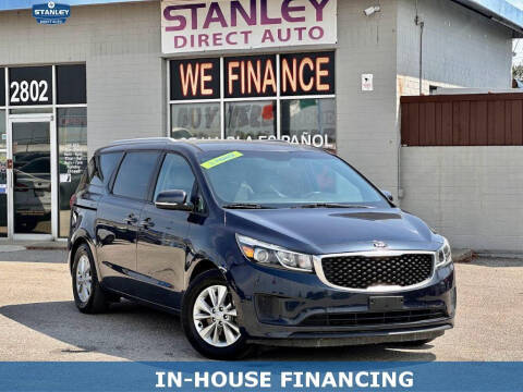 2015 Kia Sedona for sale at Stanley Ford Gilmer in Gilmer TX