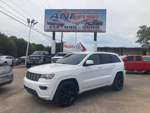 2018 Jeep Grand Cherokee for sale at ANF AUTO FINANCE in Houston TX