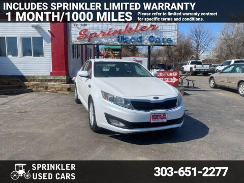 2012 Kia Optima for sale at Sprinkler Used Cars in Longmont CO