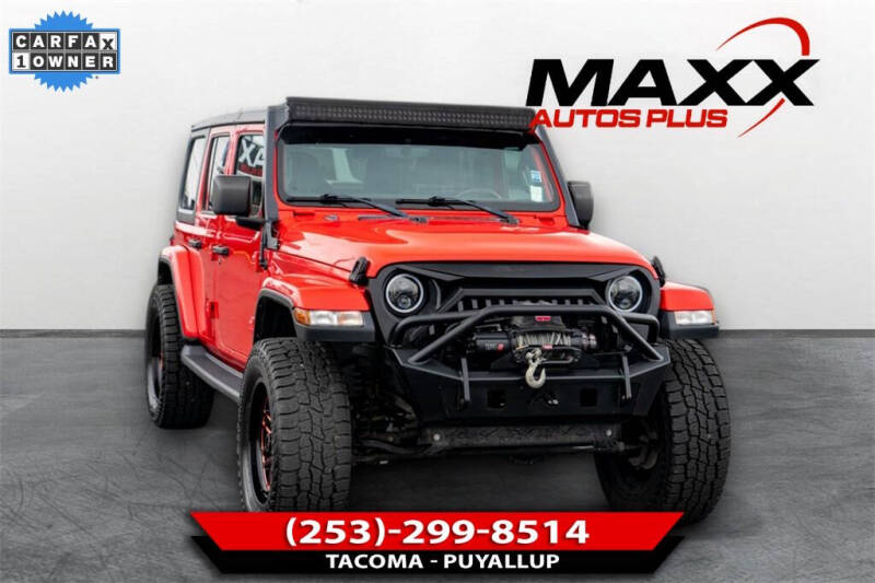 2018 Jeep Wrangler Unlimited for sale at Maxx Autos Plus in Puyallup WA