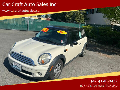 2010 MINI Cooper Clubman for sale at Car Craft Auto Sales Inc in Lynnwood WA
