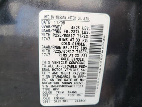 2010 Nissan Rogue SL