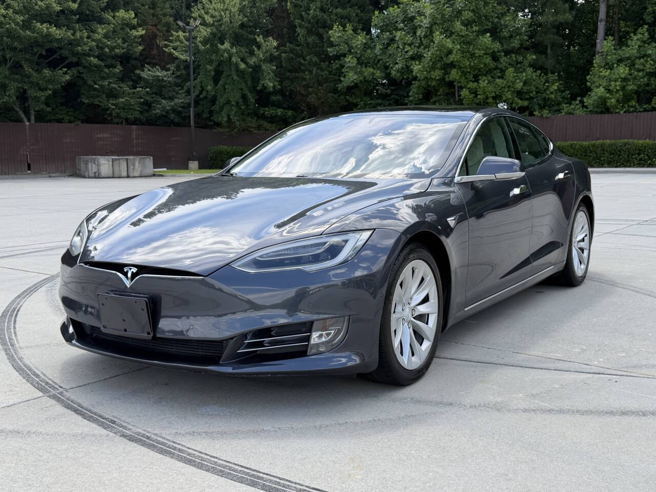 Silver 2018 Tesla Model S 75D AWD 75D 4dr Liftback 1