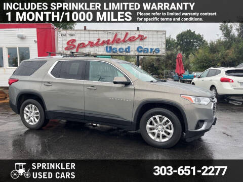 2018 Chevrolet Traverse for sale at Sprinkler Used Cars in Longmont CO