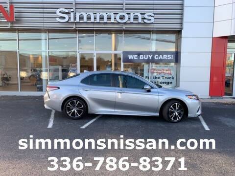 2019 Toyota Camry for sale at SIMMONS NISSAN INC in Mount Airy NC