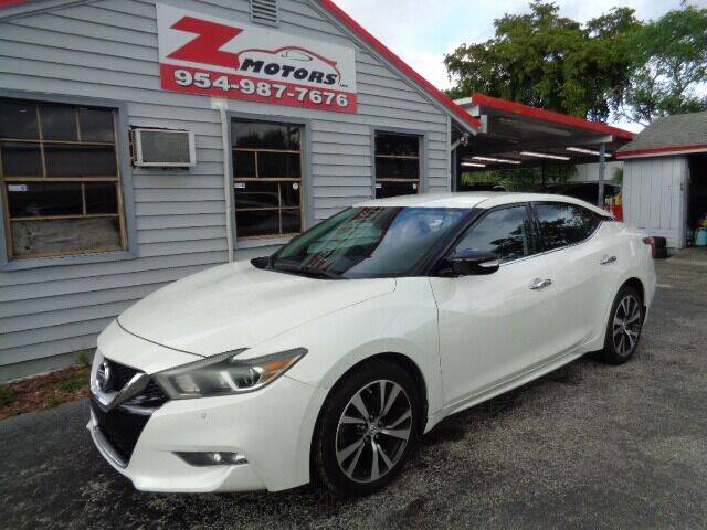 2016 Nissan Maxima for sale at Z Motors in North Lauderdale FL
