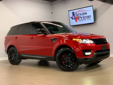 2015 Land Rover Range Rover Sport for sale at Texas Prime Motors in Houston TX