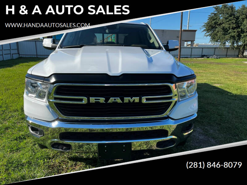 2020 RAM 1500 for sale at H & A AUTO SALES in Houston TX