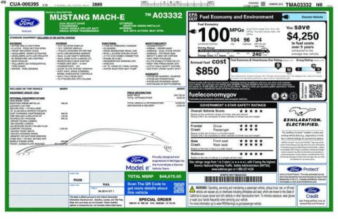 2026 Ford Mustang Mach-E Select