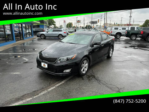 2015 Kia Optima for sale at All In Auto Inc in Palatine IL