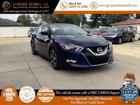 2017 Nissan Maxima for sale at G-Inspired Automall, LLC. in Washington IL