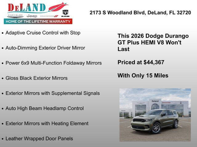 2026 Dodge Durango GT HEMI Plus