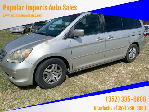 2006 Honda Odyssey for sale at Popular Imports Auto Sales - Popular Imports-InterLachen in Interlachehen FL