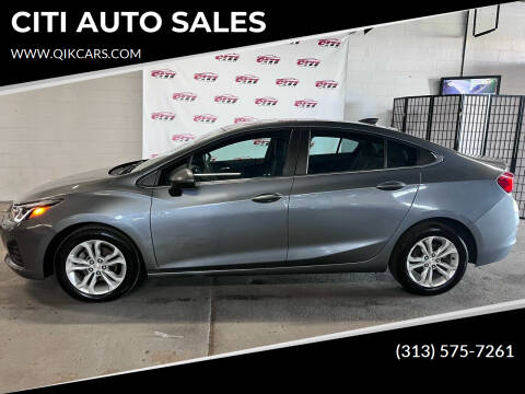 2019 Chevrolet Cruze for sale at CITI AUTO SALES in Detroit MI