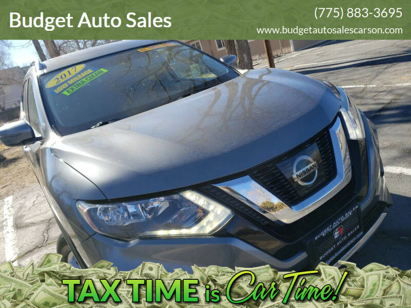 2017 Nissan Rogue for sale at Budget Auto Sales in Carson City NV