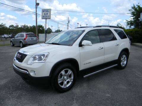 2008 GMC Acadia for sale at MITCHELL ALLEN MOTOR CO in Montgomery AL