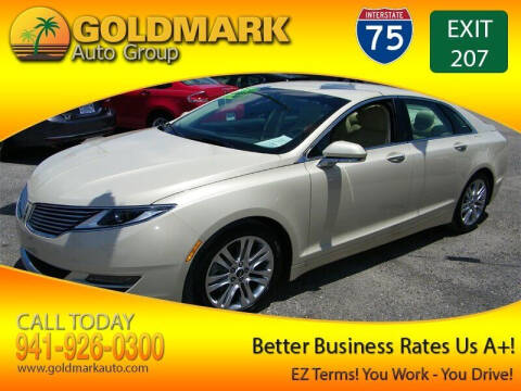 2014 Lincoln MKZ for sale at Goldmark Auto Group in Sarasota FL