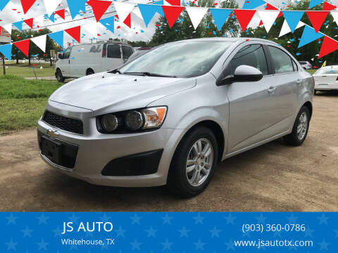 2016 Chevrolet Sonic for sale at JS AUTO in Whitehouse TX