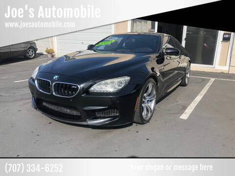 2013 BMW M6 for sale at Joe's Automobile in Napa CA