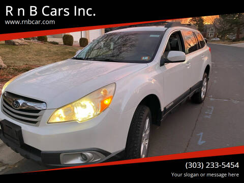 2011 Subaru Outback for sale at R n B Cars Inc. in Denver CO