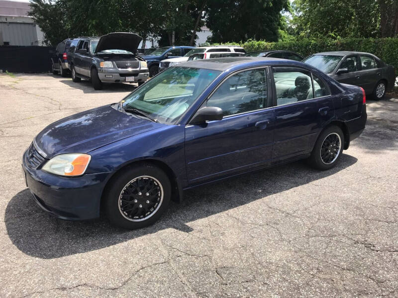 2003 Honda Civic for sale at Riverside Garage Inc. in Haverhill MA