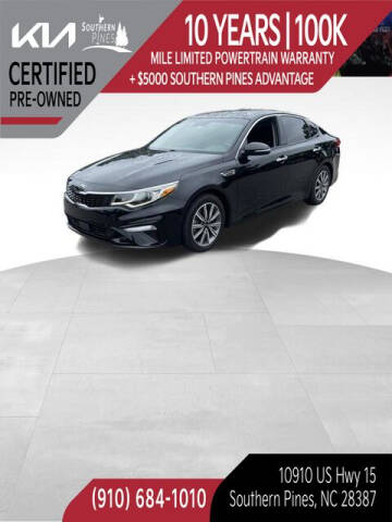 2019 Kia Optima for sale at PHIL SMITH AUTOMOTIVE GROUP - Pinehurst Nissan Kia in Southern Pines NC