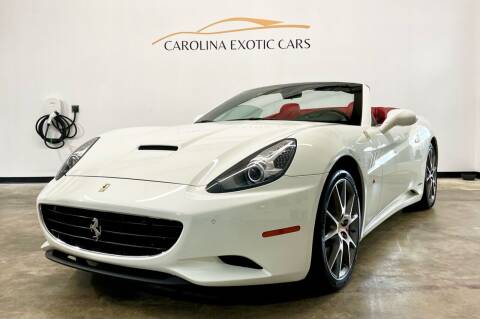 2013 Ferrari California for sale at Carolina Exotic Cars & Consignment Center in Raleigh NC