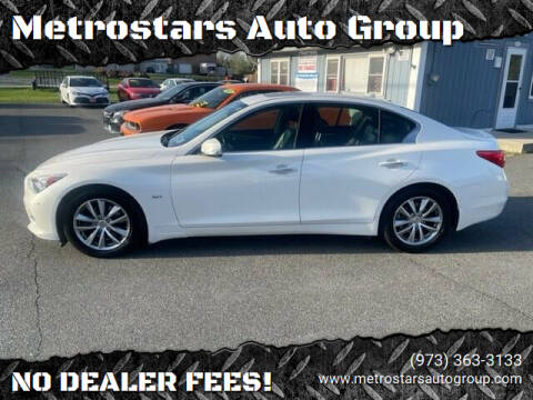 2016 Infiniti Q50 for sale at Metrostars Auto Group in Plainfield NJ
