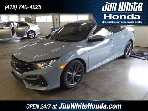 2021 Honda Civic for sale at The Credit Miracle Network Team at Jim White Honda in Maumee OH
