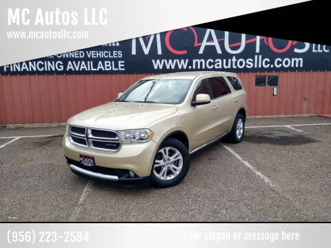 2011 Dodge Durango for sale at MC Autos LLC in Pharr TX