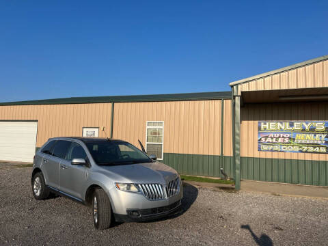 2013 Lincoln MKX for sale at Steves Auto Sales in Steele MO