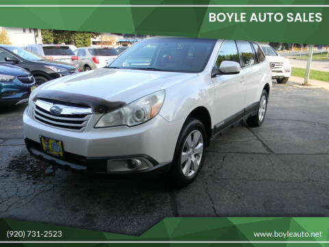 2010 Subaru Outback for sale at Boyle Auto Sales in Appleton WI