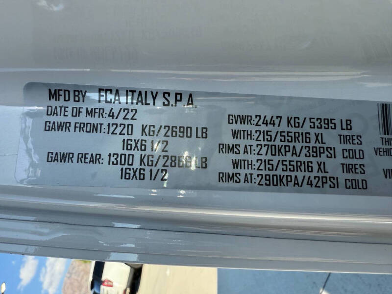 2022 RAM ProMaster City