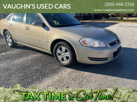2008 Chevrolet Impala for sale at VAUGHN'S USED CARS in Guin AL