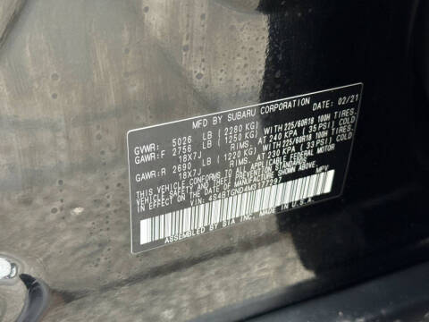 2021 Subaru Outback Limited XT