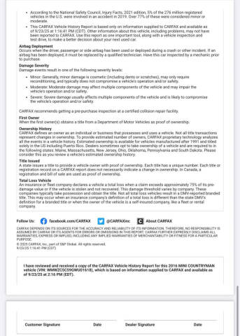 2016 MINI Countryman Cooper S ALL4