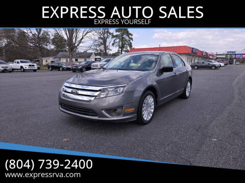 2011 Ford Fusion Hybrid for sale at EXPRESS AUTO SALES in Midlothian VA
