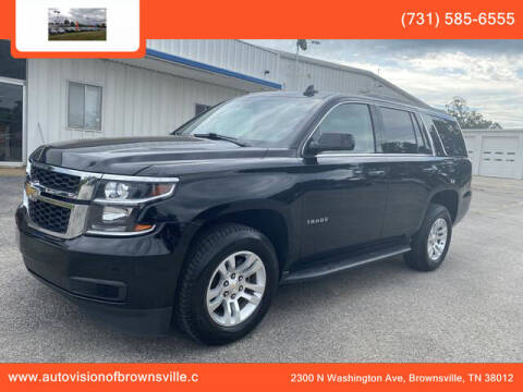 2016 Chevrolet Tahoe for sale at Auto Vision Inc. in Brownsville TN