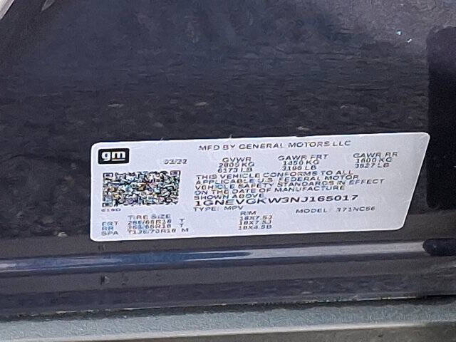 2022 Chevrolet Traverse LT Cloth