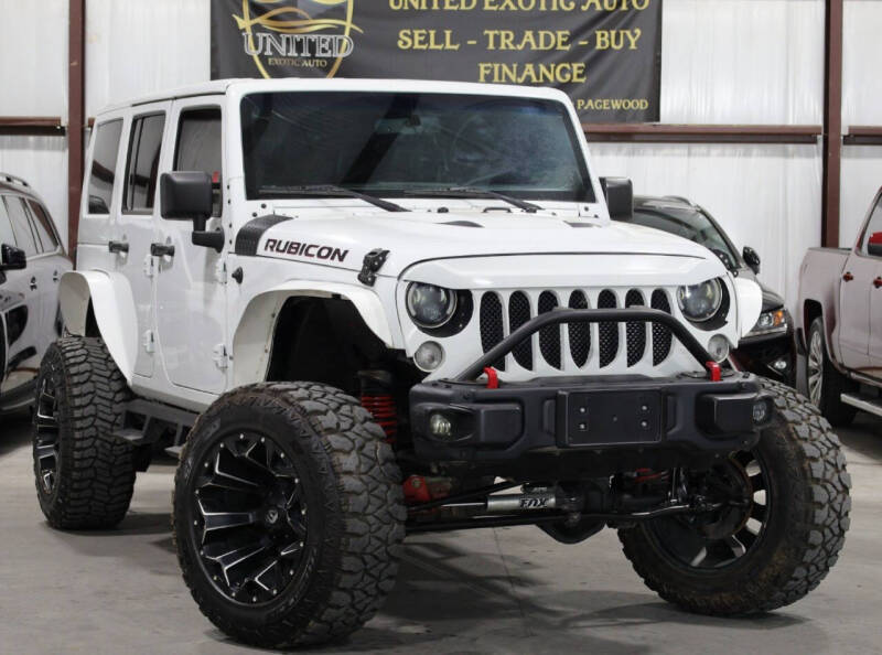 2015 Jeep Wrangler Unlimited for sale at United Exotic Auto in Houston TX