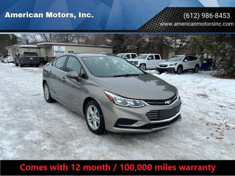 2017 Chevrolet Cruze for sale at American Motors, Inc. in Farmington MN