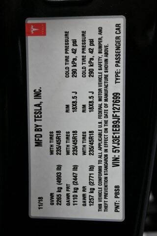 2018 Tesla Model 3 Long Range