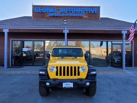 2019 Jeep Wrangler for sale at Global Automotive Imports in Denver CO