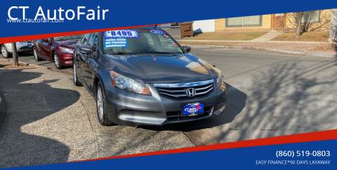 2012 Honda Accord for sale at CT AutoFair in West Hartford CT