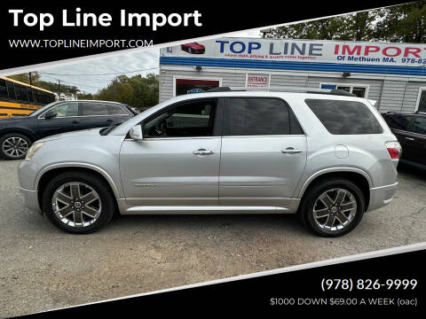 2012 GMC Acadia for sale at Top Line Import of Methuen in Methuen MA